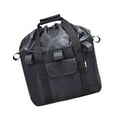 thumbnail image 1 of Bolsa con forro para cesta delantera de bicicleta, bolsa delantera con cordón para bicicleta eléctrica, bolsa de compras de mano, color negro, 1 of 8