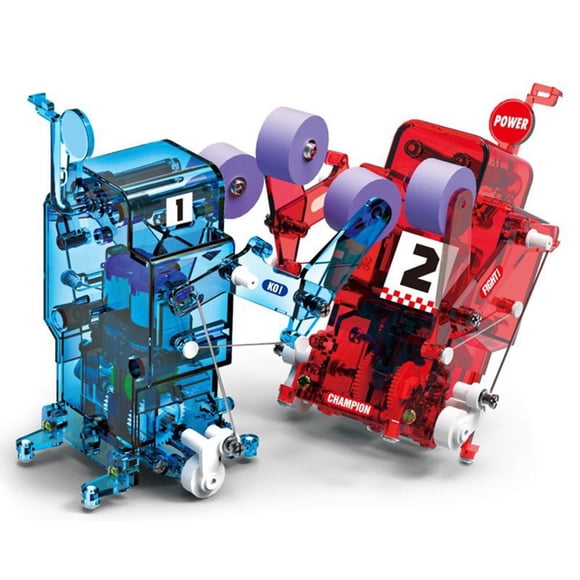 Diy Robot Boxing Fighter Juguete Para Niños Diy Walking Punching Boxing Hands-On Science Toy Regalo Educativo Para Niños Y Niñas 2 Unids/Set Methold FN005766-00