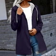 thumbnail image 2 of Sentmoon Spring Jackets Waterproof Hooded Neck Fall Jackets for Women 2026 Trendy Long Sleeve Raincoat with Pockets for Commuting Work City Walks Weekend Trips, 2 of 8