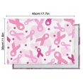 thumbnail image 5 of Pink Breast Cancer Summer Placemats Table Placemats Set Of 6-Linen Kitchen Washable Placemats Table Mats 11.8"x17.7" Non-Slip Heat Resistant, 5 of 5