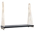 thumbnail image 5 of Hanging Porch Swing Bench with Cushion&Pillows, 10.8Ft Hemp Ropes for Garden,Backyard, Lawn, 5 of 5