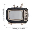thumbnail image 3 of Vintage TV Shaped Wooden Photo Frame, Retro Television Desktop Picture Display, Hanging Wall Timber Ornament, Dual Use Photo Holder For Home Interior Car Small Decor, 3 of 7