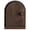 Brown, variant on Fairy Door Outlet Cover Plate,No Punching Required Outlet Covers,Handmade Wooden Door Shaped Electrical Outlet Cover Kilougeis