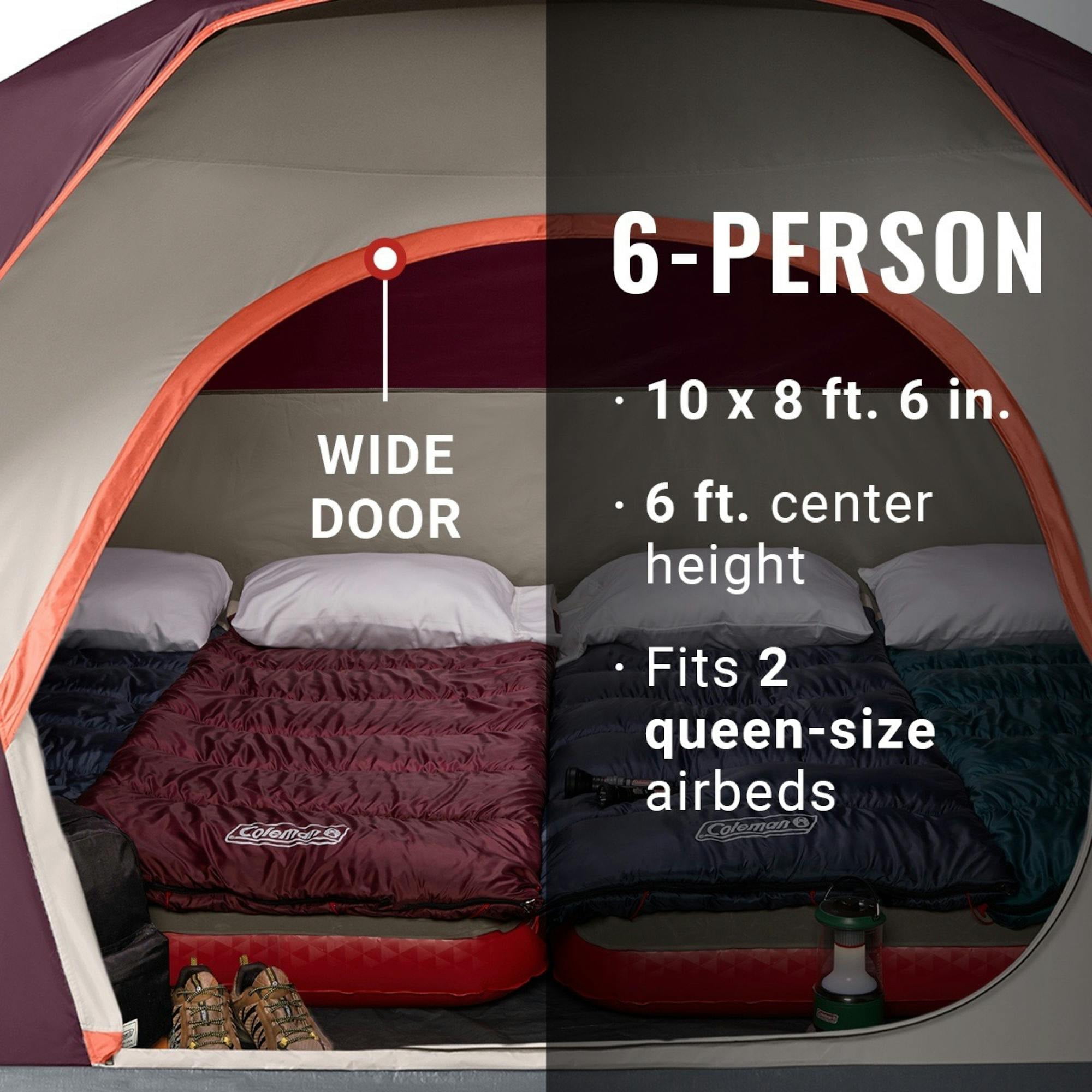 Coleman 6-Person Skydome™ Camping Tent