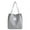 Gray, variant on Corduroy Totes Bag, FITDON Shoulder Handbags Big Capacity Shopping Bag for Women Girls