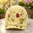 thumbnail image 5 of Embroidered Baseball Cap for Women Vintage Floral Hat, Breathable Adjustable Garden Sun Hat, Cute Dad Cap, 5 of 7