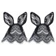 thumbnail image 1 of EeaseMX 2 diademas con orejas de gato y conejo, de encaje, decorativas, para el pelo, para fiesta, 1 of 7
