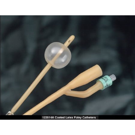 - Bardia Foley Catheter 2-Way Standard Tip 30 cc Balloon 24 Fr. Silicone Coated Latex 1 Count