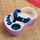 thumbnail image 3 of Portable Snacks Plate Funny Ceramic Slippers Plate Slippers Mini French Fries Plate Mini Dessert Plates for Household Burgundy, 3 of 3