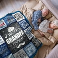 thumbnail image 3 of LHSHID Fathers Day Blanket Gifts for Dad Dad Birthday Gifts Dad Gifts from Daughter Son Gifts for Dad Who Wants Nothing Best Dad Ever Gifts Gifts for Dad Christmas Ideas Throw Blanket 50x60in, 3 of 6