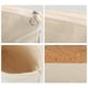 thumbnail image 5 of 1 bolsa de maquillaje portátil, bolsa de aseo, organizador de cosméticos para viajes, patrón de grano de madera, 8.11 x 5.51 pulgadas, lona beige, 5 of 7