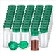 thumbnail image 2 of 200 Tarros de PláStico para con Tapas para Coctelera, Recipientes para , PláStico para , Tarros para Coctelera Condimentos, 3,3 Oz/100 Ml, Verde, 2 of 4