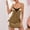 Yellow, variant on Xysaqa Womens Lingerie Women Satin Chemises Nightgown Soft Sleepwear Silky Lace V Neck Nightwear Mini Full Slip Sleep Dress