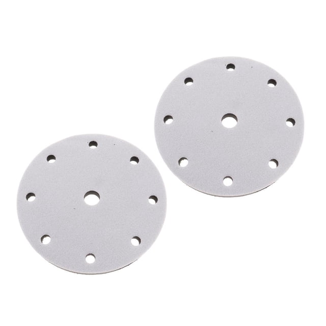 2 piezas de 6 pulgadas agujeros, gancho y , almohadilla amortiguadora de interfaz de cojín de esponja suave shamjiam Almohadillas de pulido de búfer de 6 pulgadas