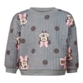 thumbnail image 3 of Disney Clothes Baby Girls Printed Fleece Sweatshirt and Pants Set – Minnie Mouse, Marie, Stitch, Pooh & Toy Story Outfit Set (12M–24M), 3 of 8