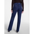 thumbnail image 3 of Scenario Women's High Rise Straight Leg Jeans, 32" Inseam, Sizes 0-20, 3 of 7