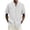 White, variant on Stamzod Mens Button Down Short Sleeve Shirt Casual Cotton Linen Shirt Summer Wedding Beach Shirts White S