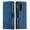 Blue, variant on Dteck for Samsung Galaxy Z Fold 4 5G Case, Galaxy Z Fold 4 Leather Case, PU Leather Hard PC Shell Ultra Thin Slim Durable Protective Phone Case Cover,Brown