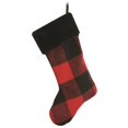 thumbnail image 1 of Debco TO9096 Cringleprize Stocking - Black / Red Plaid, 1 of 1