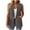 Gray, variant on Bovxnpu Women's Summer Sleeveless Vest Tops, Lightweight Fashion Casual Work Office Blazers with Pockets, Women's Fashion Solid Color Button Pocket Suit Coat Sleeveless Casual Coat/Jacket S