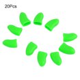 thumbnail image 2 of Flmtop 20Pcs Soft Pet Dog Cats Kitten Paw Claws Control Nail Caps Covers Pet Accessories Green, 2 of 9