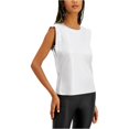 thumbnail image 1 of I-N-C Womens Shine Pullover Blouse silver L, 1 of 1