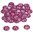 thumbnail image 1 of 50 Etiquetas Numeradas Grabadas, Hermosas Etiquetas Redondas de Colmena, Etiquetas de Cría de Ganado para Apicultura, Hotel, Gimnasio, Escuela, 1 of 7