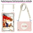 thumbnail image 6 of 3-in-1 Tablet Case for Samsung Tab A9+ 11 inch(2023), 360° rotating stand, cool anti-slip texture, shock and drop resistant, all-inclusive silicone case, 6 of 7