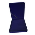 thumbnail image 1 of Caja de almacenamiento de collares, caja de almacenamiento de joyas, caja de colección, caja de joyería de terciopelo, caja organizadora de collares Azul, 1 of 8