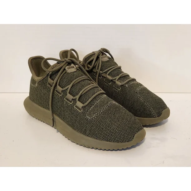 Adi - das Tubular Shadow Green Mesh Knit BY3708 Men's Casual Fashion Shoes Size 8.5