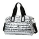 thumbnail image 1 of Bolsa deportiva para gimnasio, bolsa de viaje, elegante bolso de mano para mujer, a la moda, con cierre ajustable. Plata, 1 of 9