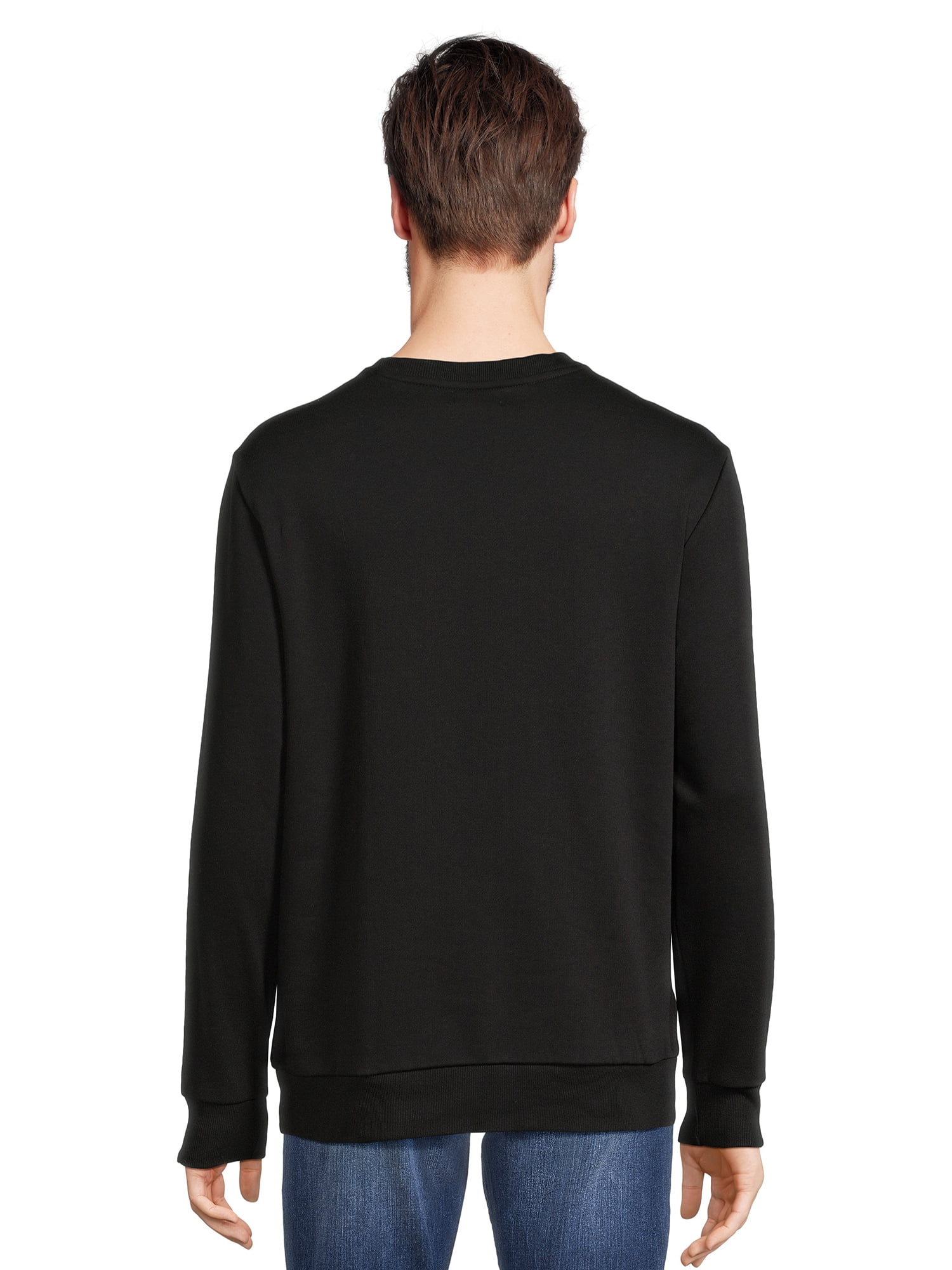 Holiday Time Men s Get Cracking Crewneck Fleece Sweatshirt Sizes S 3XL Walmart