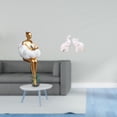thumbnail image 2 of Figura Abstracta De Resina De Niña Elefante, Decoración única De Mesa, Escultura Creativa De Personaje Animal Para La Entrada Del Dormitorio De La Oficina., 2 of 8