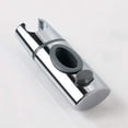 thumbnail image 4 of Chrome Abs Shower Head Holder Shower Holder Clip On Shower Bar Hand Shower Holder 360 Rotation For Bathroom Oval,s, 4 of 4