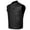 Black, variant on SOA Men's Leather Vest Anarchy Motorcycle Biker Club Single Back Panel Black XL