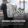 thumbnail image 3 of ONIX PRO TEAM BACKPACK - WHITE, 3 of 5