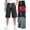 Black/Red/Medium Grey/Dark Grey/Navy, variant on 5 Pack Boys Athletic Shorts Quick Dry Lightweight Basketball Shorts for Kids Youth with Pockets and Drawstring, Large, Black/Black/Dark Grey/Navy/Medium Grey