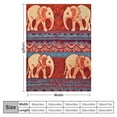 thumbnail image 4 of JEUXUS Elephant Blanket Boho Throw Blanket Elephant Gifts for Women Adult Kids Girls Hippie Blanket Elephant Lovers Elephant Decor for Home Bed, Sofa, Couch, Living Room"for Kids/Child, 4 of 6