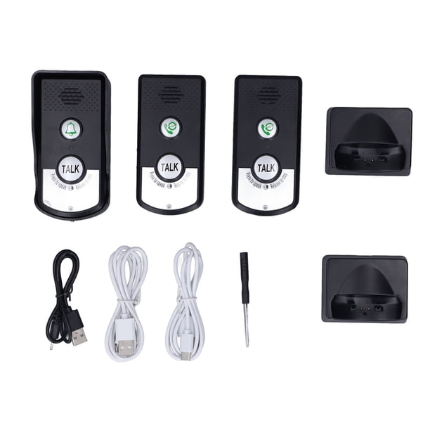 Timbre electrónico, timbre con intercomunicador inalámbrico 1500 Intercomunicador Sistemas de seguridad para el hogar Mejore su experiencia