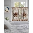 thumbnail image 3 of Texas Star Grey Wooden Living Room Curtains 2 Panel, Farmhouse Berry Countryside Cafe Window Treatment, Farmhouse Bedroom Bathroom Kitchen Curtains Drapes 104"x54", 3 of 6