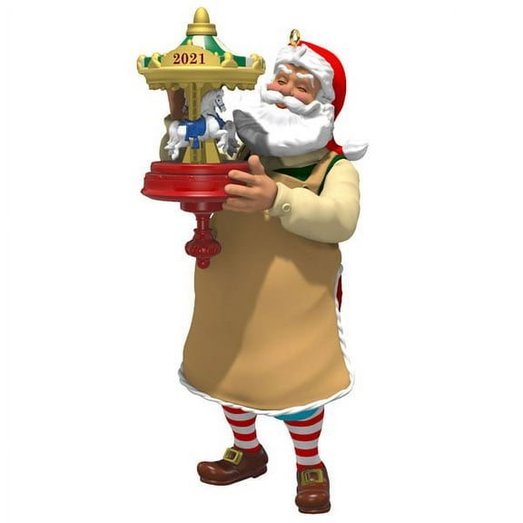 Hallmark Keepsake Christmas Ornament 2021, Toymaker Santa