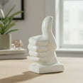 thumbnail image 3 of Annistyn Porcelain Thumbs Up Sculpture, 3 of 5