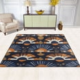 thumbnail image 2 of Yayeee Area Rugs for Living Room 6.7'x4.8' Non Slip Washable Bedroom Floor Carpet, Art Geometric Pattern, 2 of 5