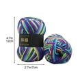 thumbnail image 2 of Anckoeil Knitting Yarn Clearance 7 Strands Colorful Hand Knitting 50g Knitting Crochet Milk Soft Baby Cotton Wool Yarn, 2 of 6