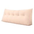 thumbnail image 1 of Triangular Headboard Pillow for Twin XL Bed Dorm Bolster Backrest Support Colored Comfort, 1 of 4