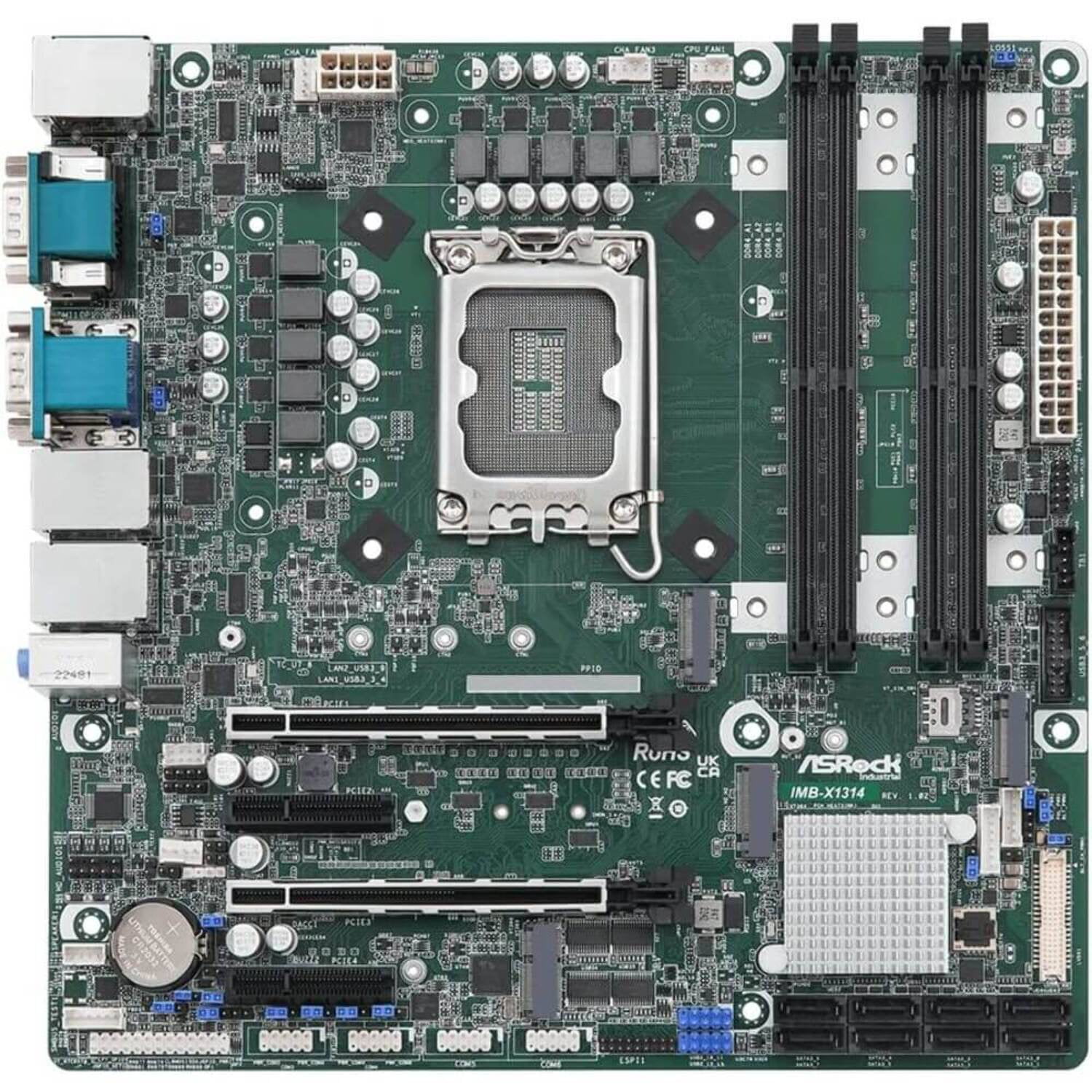 ASRock Industrial IMBX1314 Intel® W680 Intel® VMD RAID 0/1/5/10 triple LAN TPM 2.0 LGA 1700
