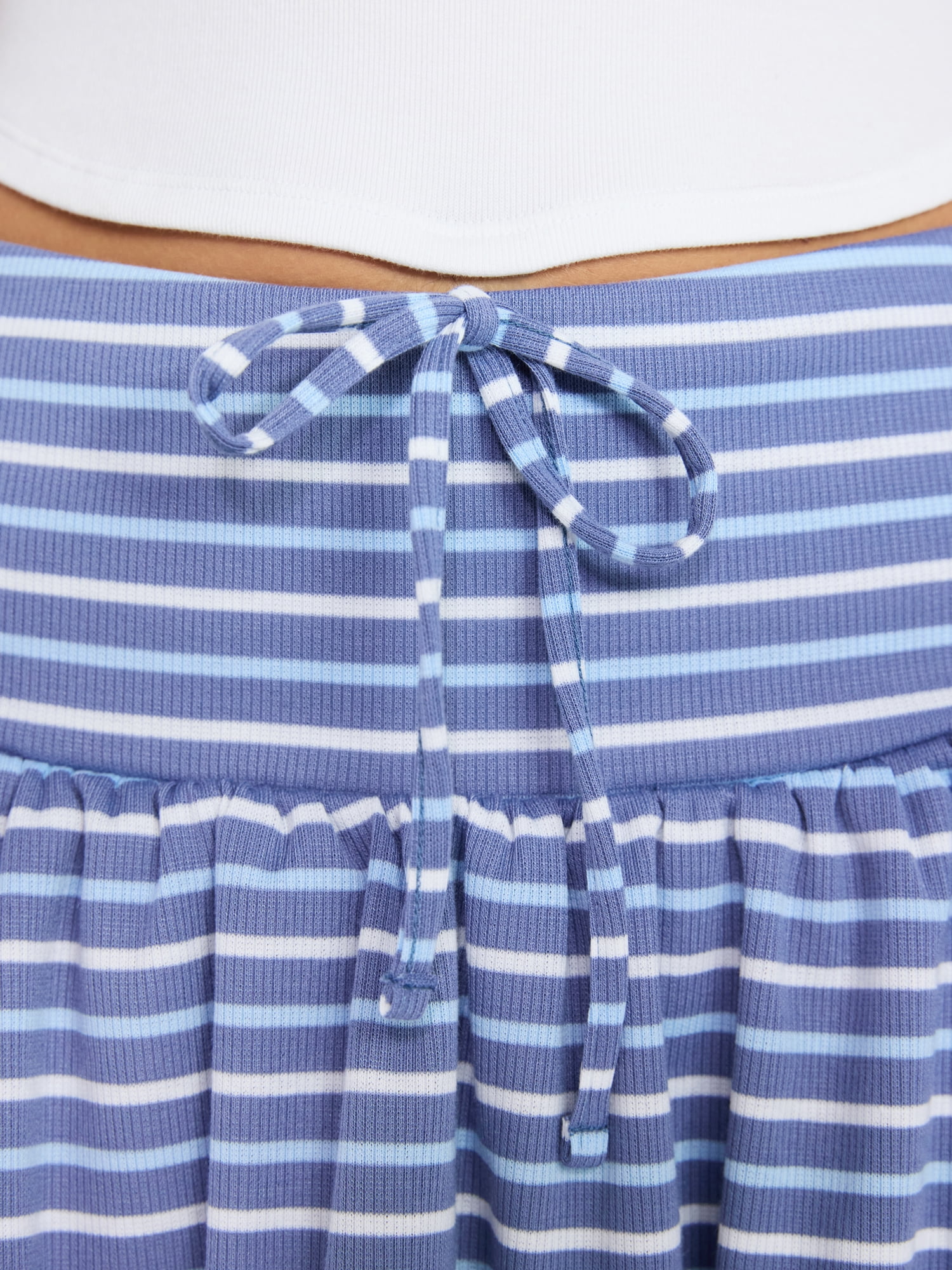 No Boundaries Bubble Hem Knit Skort, Women's XXS-XXL