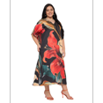 thumbnail image 2 of Oussum Plus Size Caftan Dress for Women Summer Beach Caftan Swimsuit Cover up Long Maxi Dress Fits 1X to 3X, 2 of 7