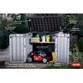 thumbnail image 3 of Keter Store-It-Out Prime 4.3 x 3.7 ft. Outdoor Resin Storage Shed with Easy Lift Hinges, Perfect for Yard Tools, Pool Toys and Garden Accessories, Grey, 3 of 10