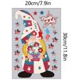 thumbnail image 2 of 9 Sheets 4th of July Window Clings Independence Day Window Gnome Decal PVC Stickers Patriotic Gnome Stickers, 86 Pieces Stickers Decorations for Home, Office, Classroom, 2 of 3